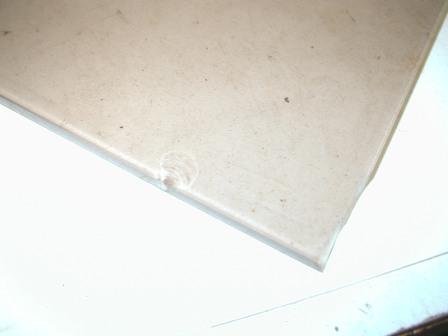 24 Inch Big Choice Crane - Tinted Marquee Glass (20 5/8 X 8) (2 Small Chips Upper Corner) (Item #218) (Image 2)